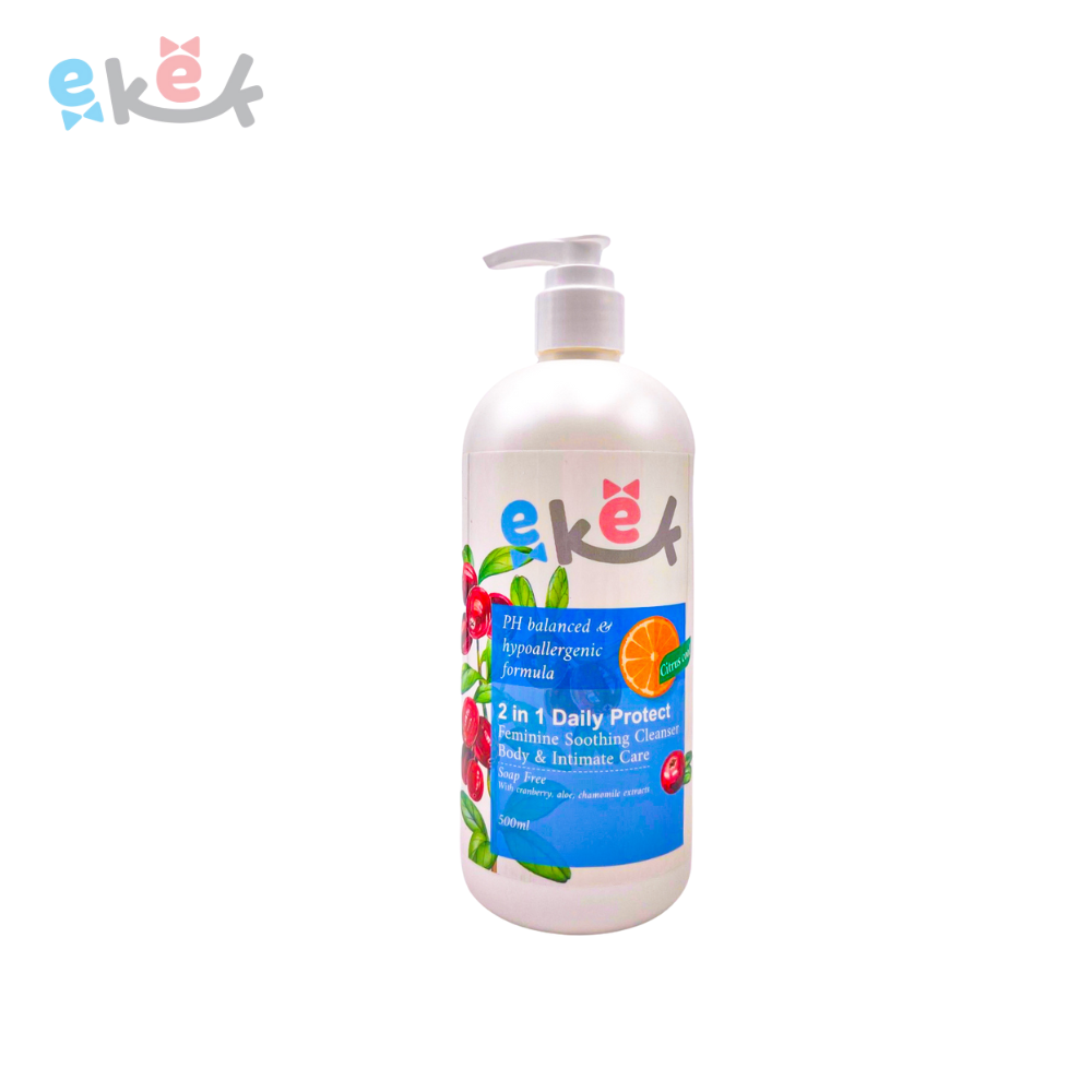EKEK 2 in 1 daily protect feminine cleanser 500ml