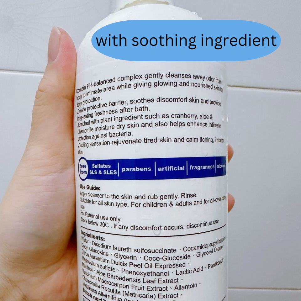 EKEK 2 in 1 daily protect feminine cleanser 500ml