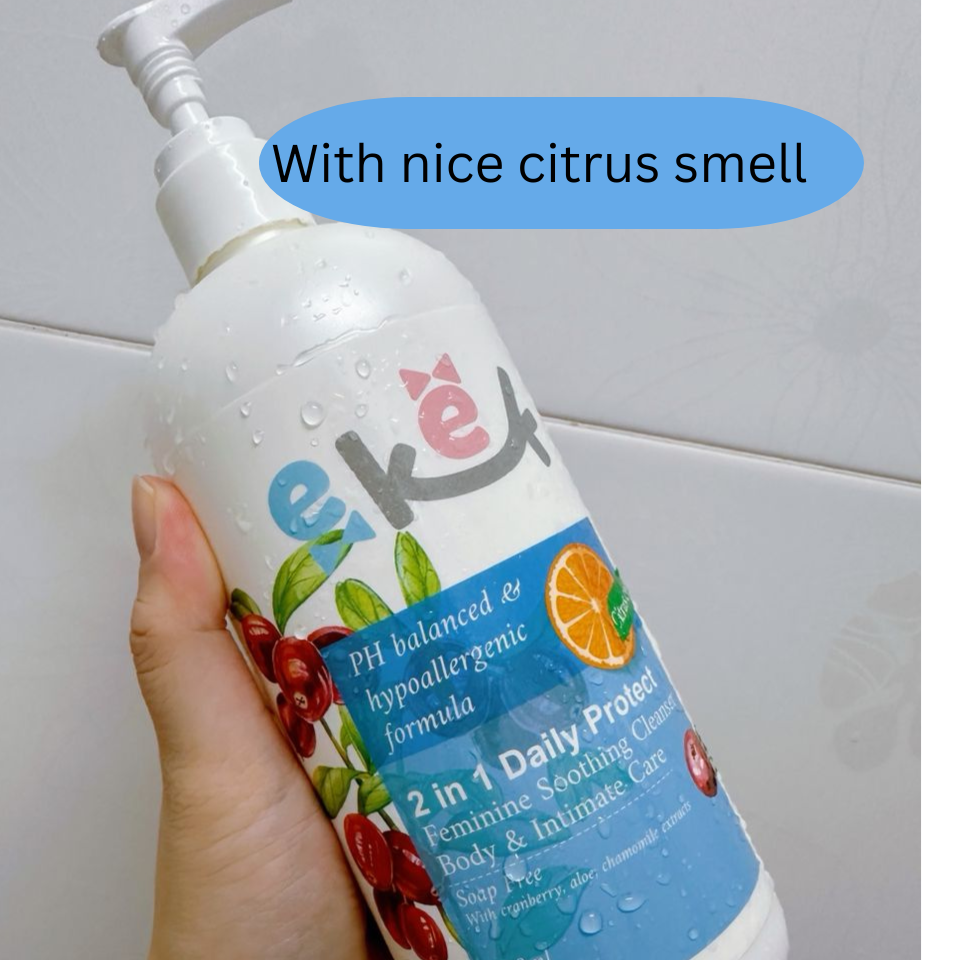 EKEK 2 in 1 daily protect feminine cleanser 500ml