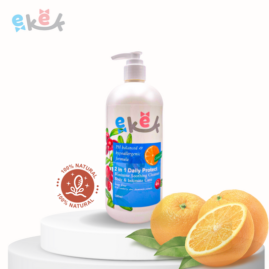 EKEK 2 in 1 daily protect feminine cleanser 500ml