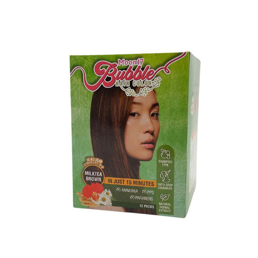 Moon17 Bubble Hair Color Value Box (12pcs) Milk Tea