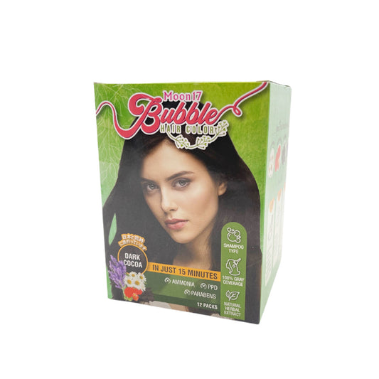 Moon17 Bubble Hair Color Value Box (12pcs) Dark Cocoa